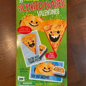 Pizza & Taco Scented Eraser Valentines